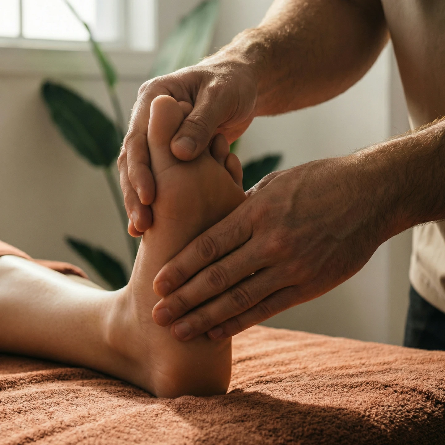 Massage pieds, détente plantaire